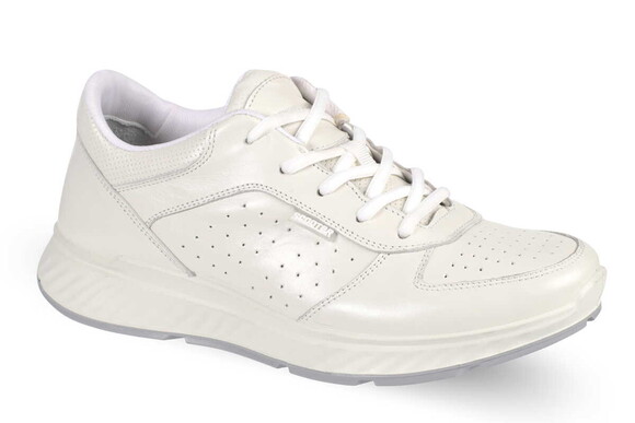 Beyaz Deri Erkek Sneaker Ayakkabı M7001DB - Thumbnail