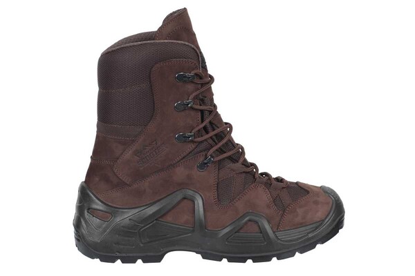 Brown Leather Men's Watertight Tactical Boots P1490NKA - Thumbnail