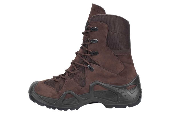 Brown Leather Men's Watertight Tactical Boots P1490NKA - Thumbnail
