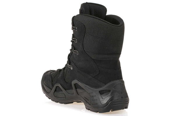 Черные кожаные мужские непромокаемые тактические ботинки P1490NS - Thumbnail