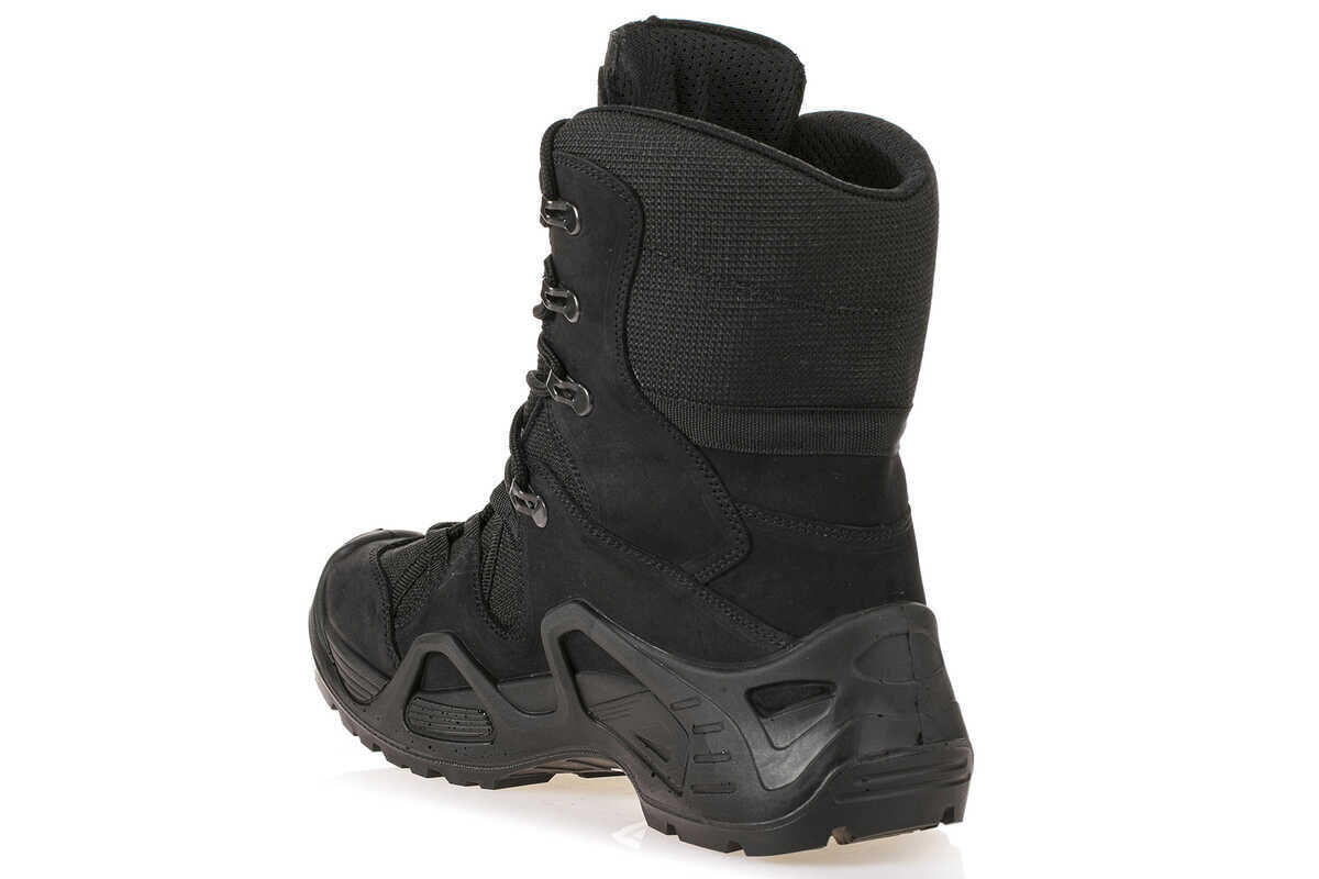 Черные кожаные мужские непромокаемые тактические ботинки P1490NS