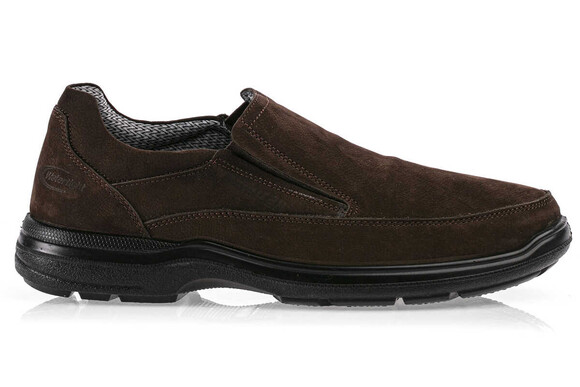 Scooter - Watertight Leather Brown Men Shoes M3081NKA