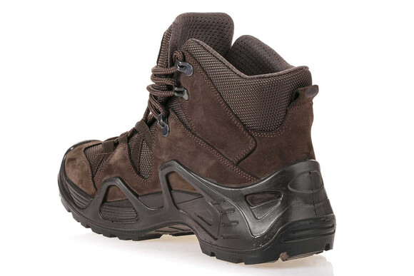 Коричневые кожаные мужские непромокаемые тактические ботинки P1492NKA - Thumbnail