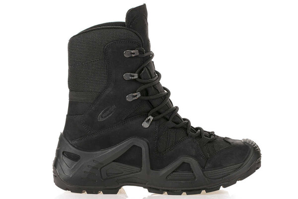 Scooter - Leather Black Men Watertight Tactical Boots P1490NS