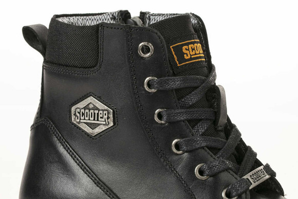 Leather Black Men's Boots M5121DS - Thumbnail