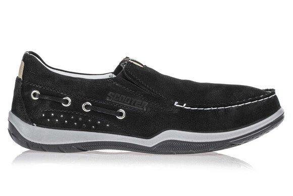 Siyah Deri Erkek Ayakkabı M2021NS - Thumbnail