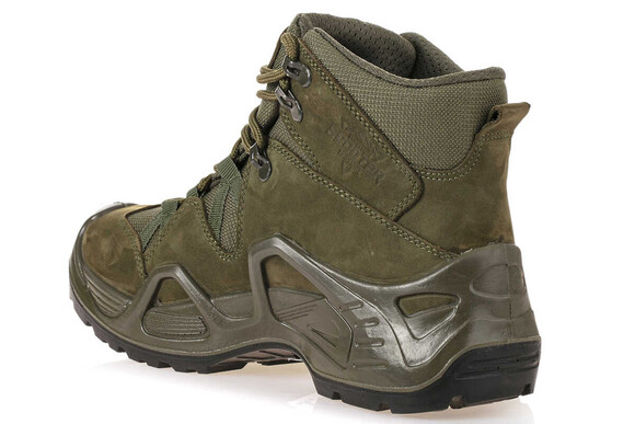 Мужские тактические водонепроницаемые кожаные ботинки цвета хаки P1492NH - Thumbnail