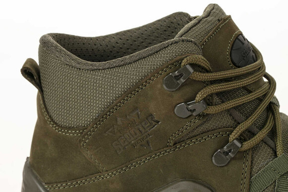 Мужские тактические водонепроницаемые кожаные ботинки цвета хаки P1492NH - Thumbnail