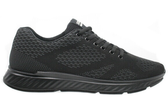 Siyah Erkek Sneaker Ayakkabı M7004TS - Thumbnail