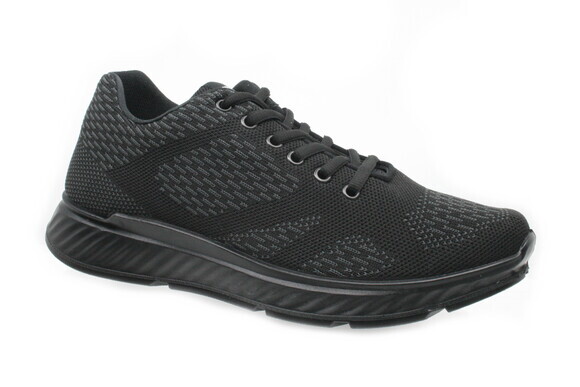 Siyah Erkek Sneaker Ayakkabı M7004TS - Thumbnail