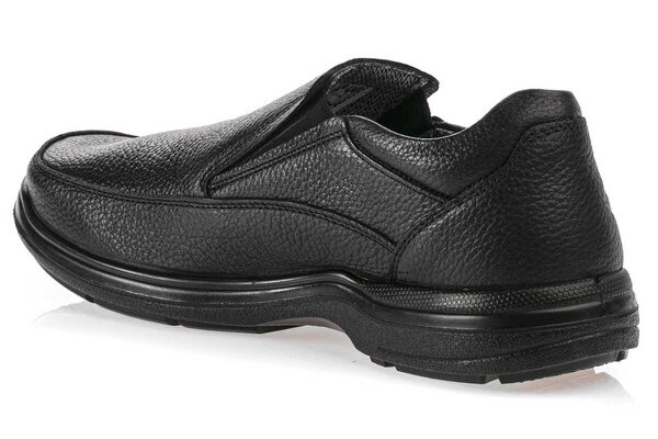 Su Geçirmez Deri Siyah Erkek Ayakkabı M3081FS - Thumbnail