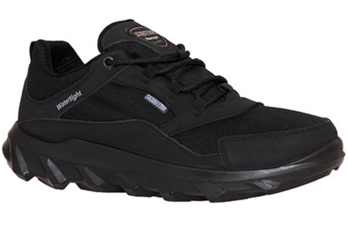 Su Geçirmez Siyah Büyük Beden Erkek Ayakkabı X7201TS