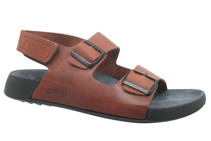 Tan Leather Men's Daily Anatomic Sandals M7012DTA