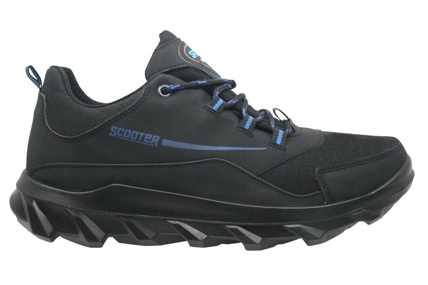Водонепроницаемая мужская обувь черно-синего цвета M7211TSM