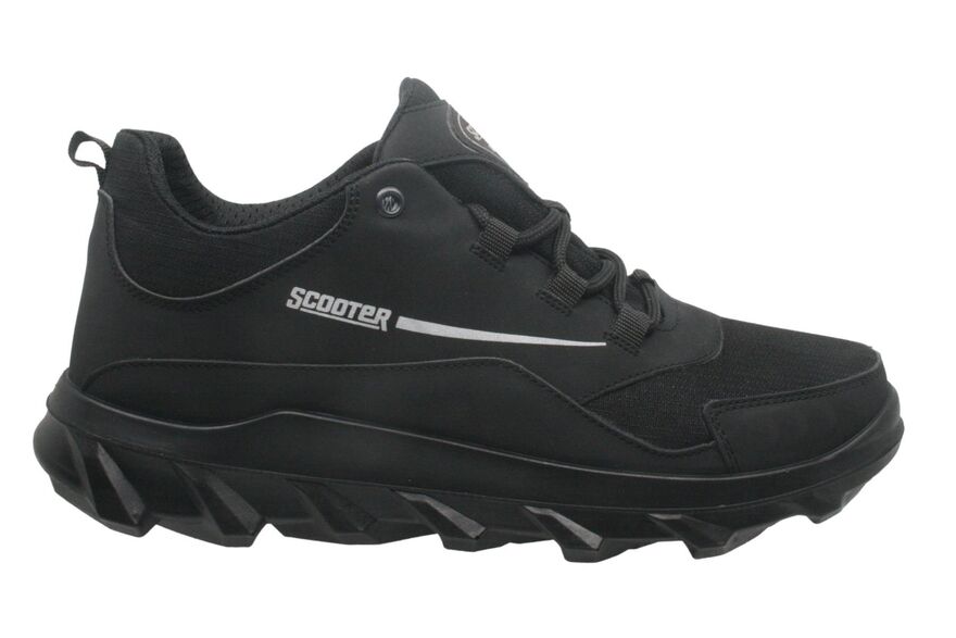 Watertight Black Men's Shoes M7211TS