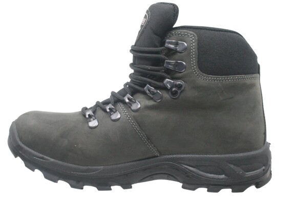 Watertight Leather Anthracite Boots Outdoor G1221CA-E - Thumbnail