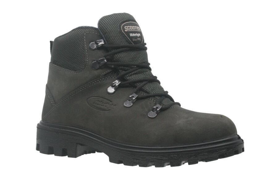 Watertight Leather Anthracite Women's Boots G7101NA