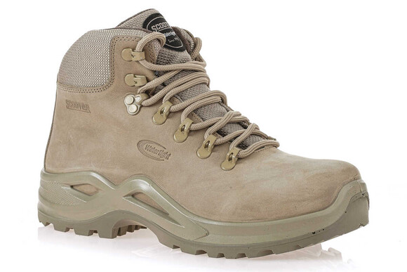 Watertight Leather Beige Outdoor Boots G1221CBJ - Thumbnail