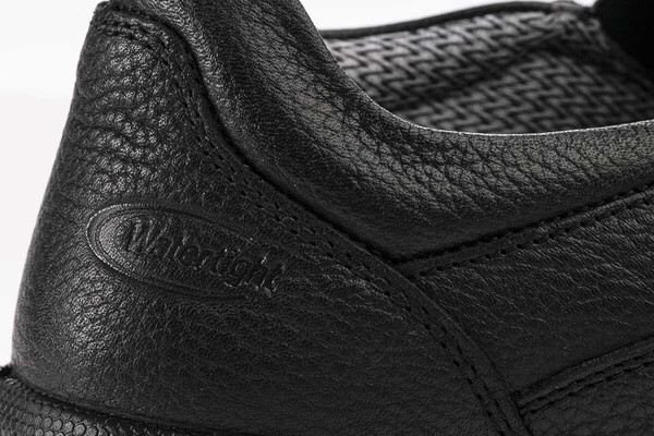 Watertight Leather Black Men's Shoes M3081FS - Thumbnail