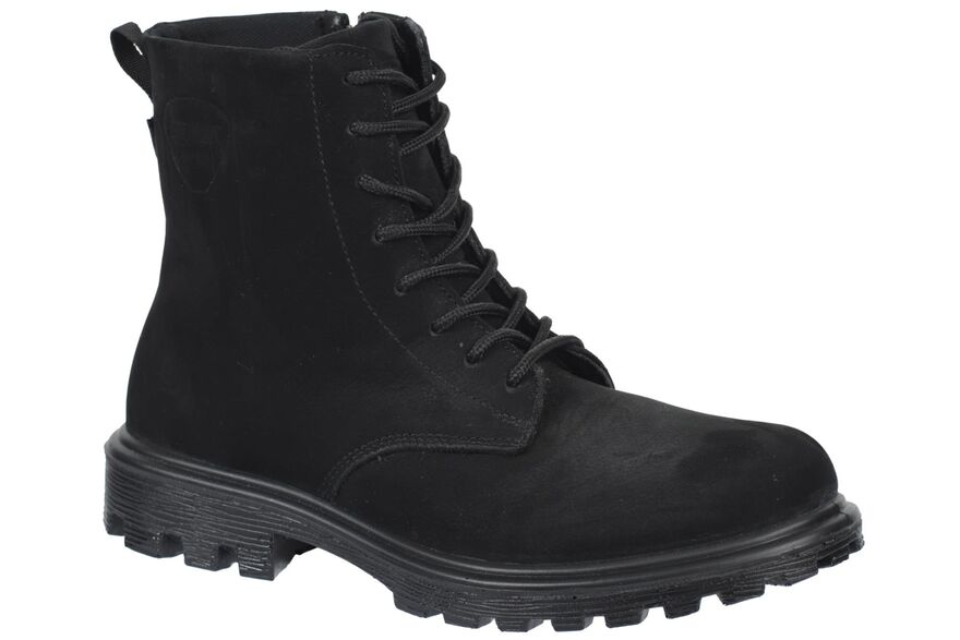 Watertight Leather Black Women's Boots Z7106NS