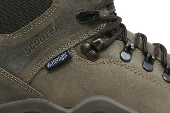 Watertight Leather Gray Outdoor Boots G1219CKU - Thumbnail