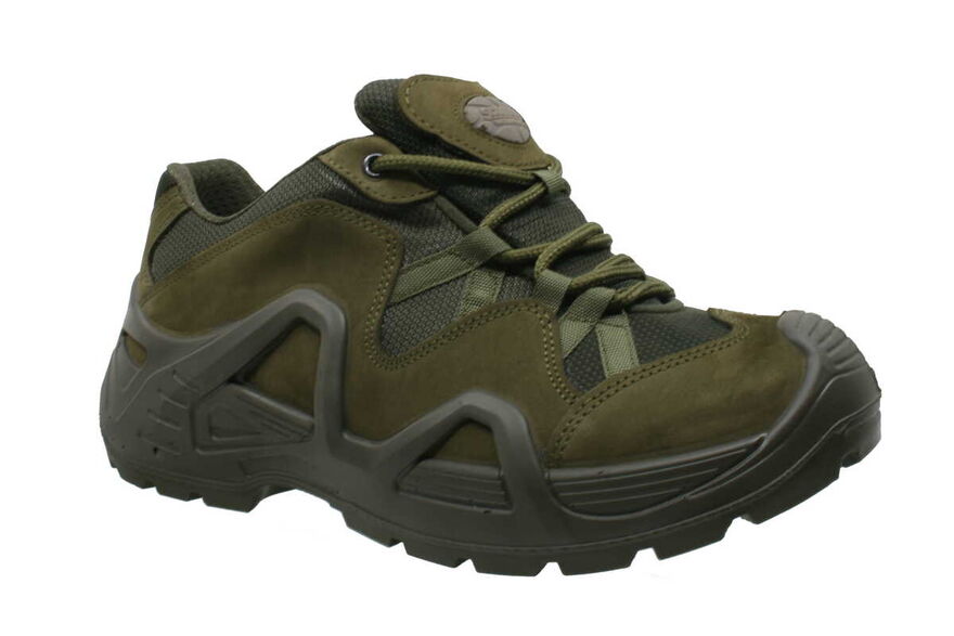 Watertight Leather Khaki Tactical Men's Shoes P1493NH